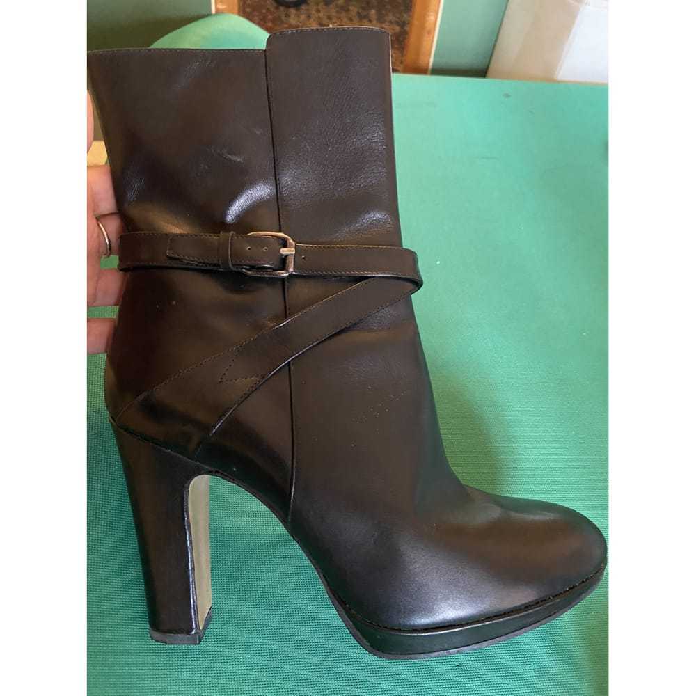 Max Mara Leather ankle boots - image 5