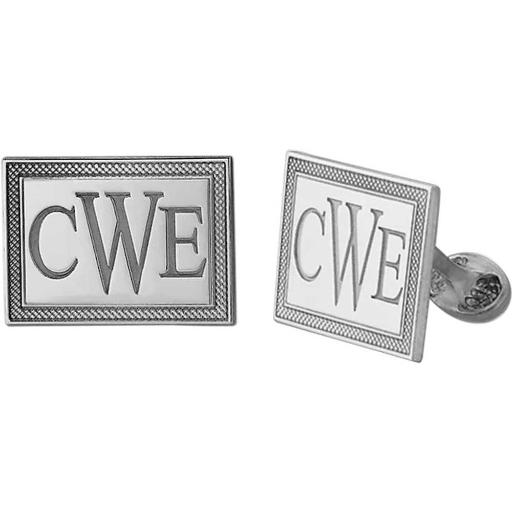 Custom Order Monogram Cufflinks - image 1