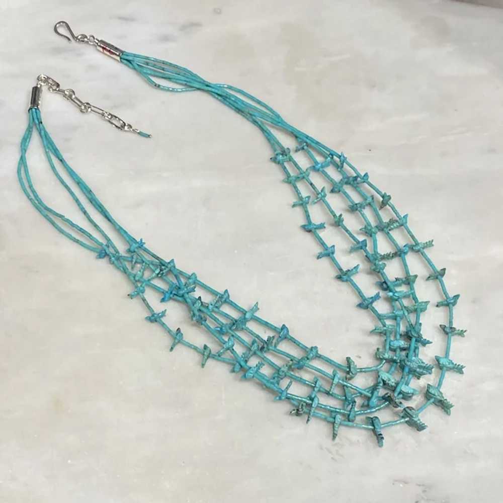 Turquoise Fetish Necklace - image 3