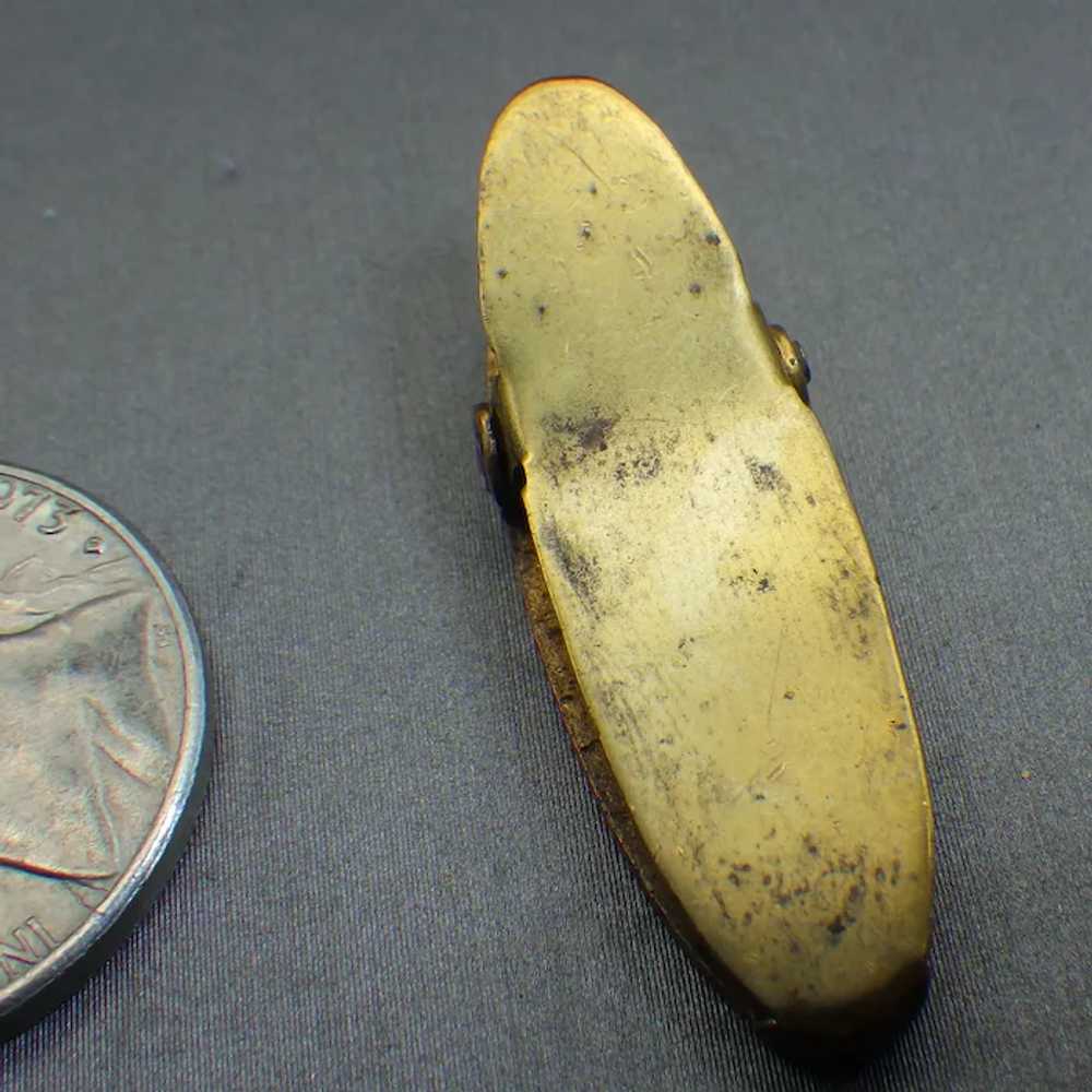 Antique Cloisonne' Enamel Bodice Clip, Secure Vic… - image 2