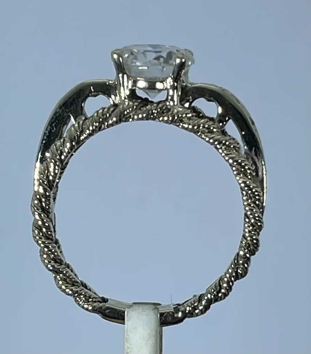 14k Moissanite & Diamonds Hand Crafted Ring,, fre… - image 5