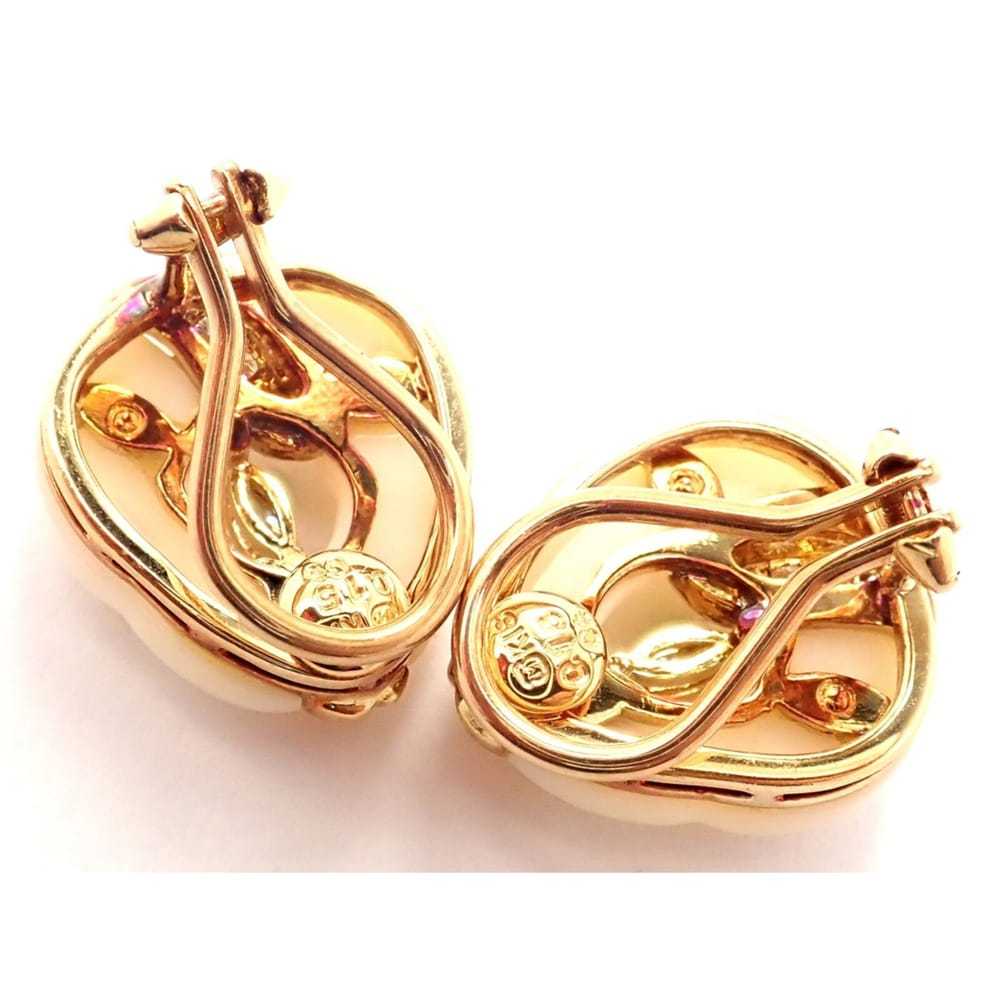 Mikimoto Yellow gold earrings - image 10