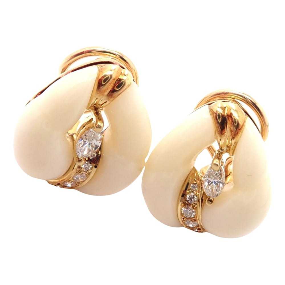 Mikimoto Yellow gold earrings - image 1