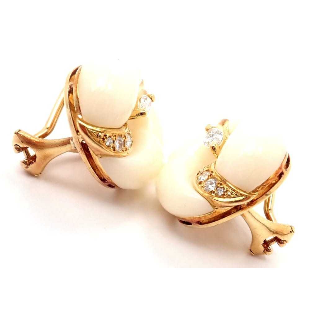 Mikimoto Yellow gold earrings - image 7