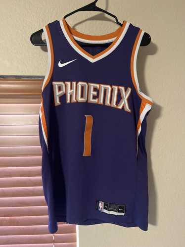 Phoenix Suns Devin Booker #1 PHX WHITE Size L NBA Swingman Jersey