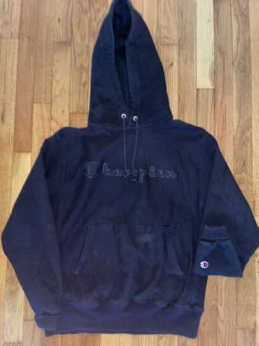 Champion × Vintage Black Champion Hoodie