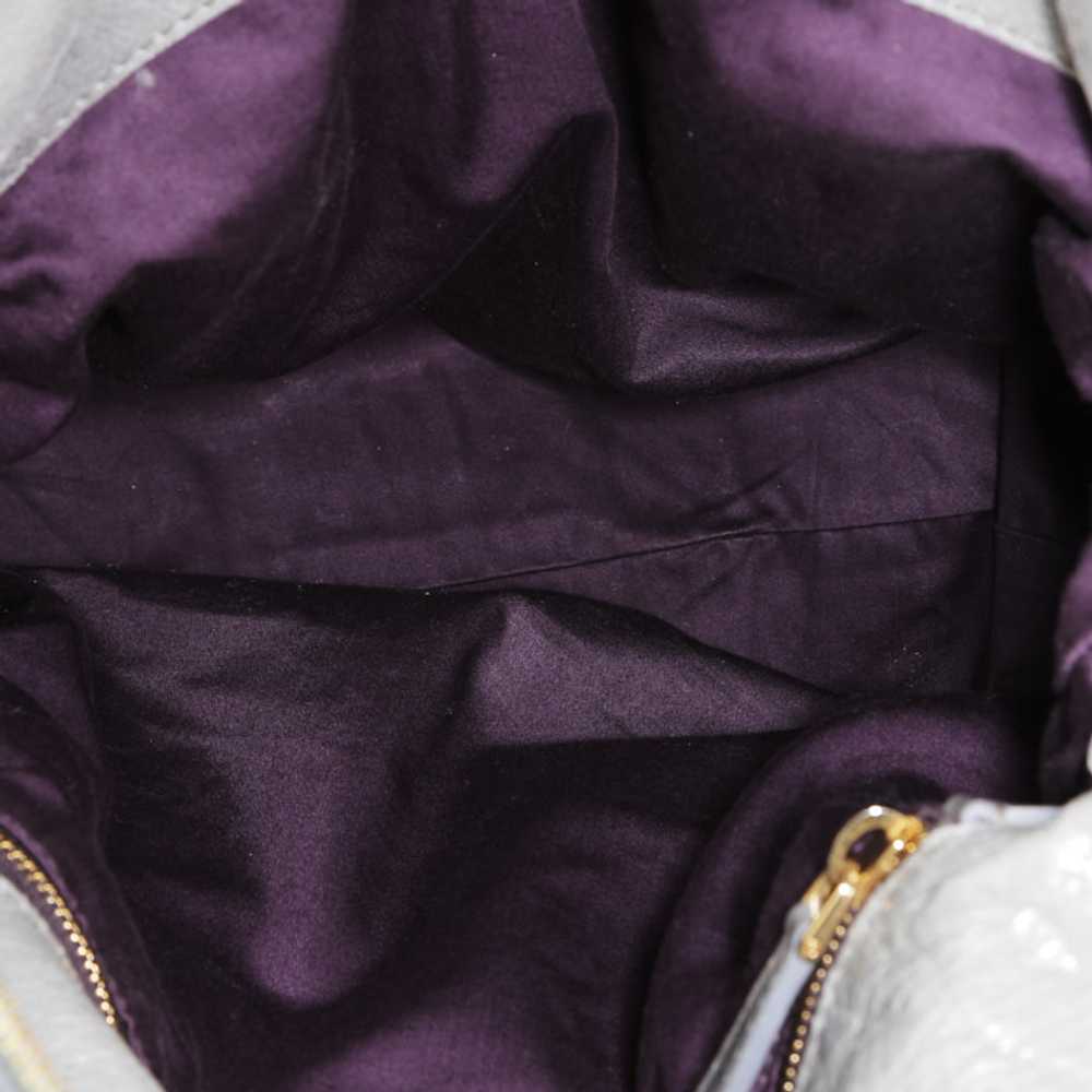Miu Miu shopping bag in grey leather Collector Sq… - image 4