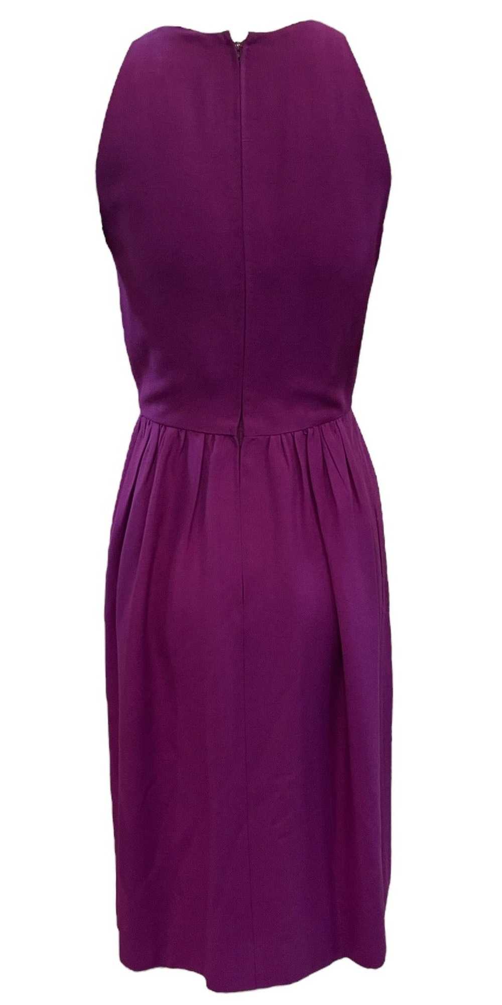Halston 70s Purple Linen Dress - image 2