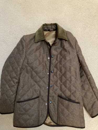 Paul Stuart Quilted Loden Barn Jacket