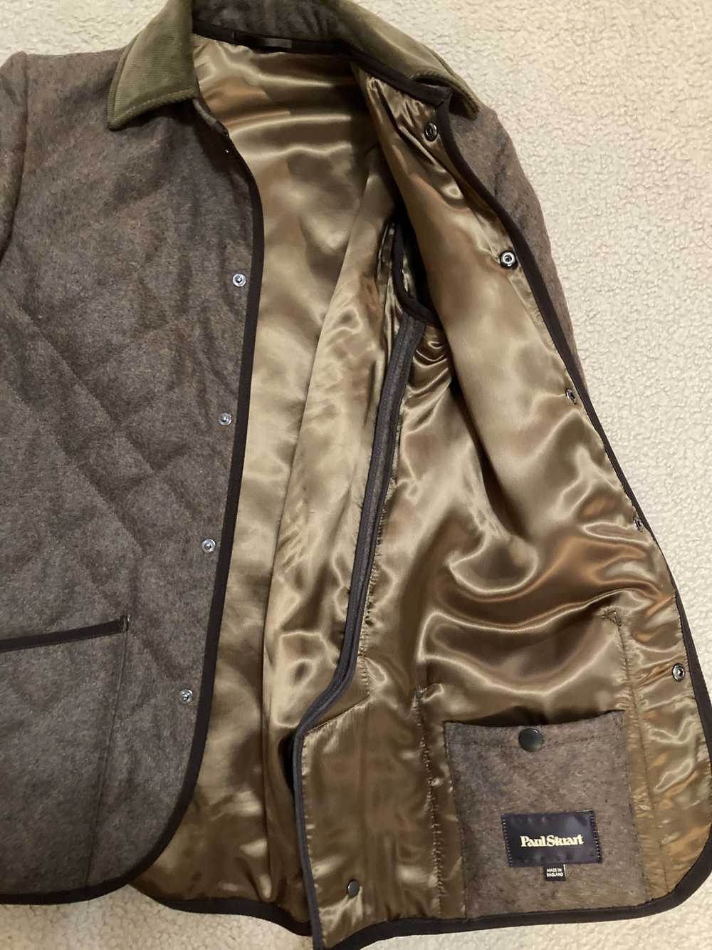 Paul Stuart Quilted Loden Barn Jacket - image 3