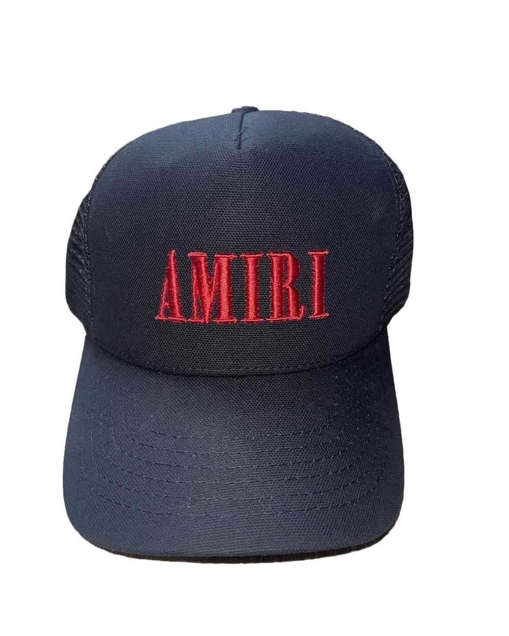 PAINT DRIP CORE LOGO TRUCKER HAT - BLACK – AMIRI