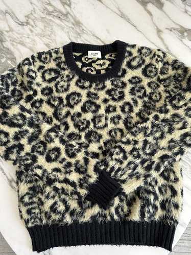 Celine Celine Mens Leopard Print Sweater (SS 2020 