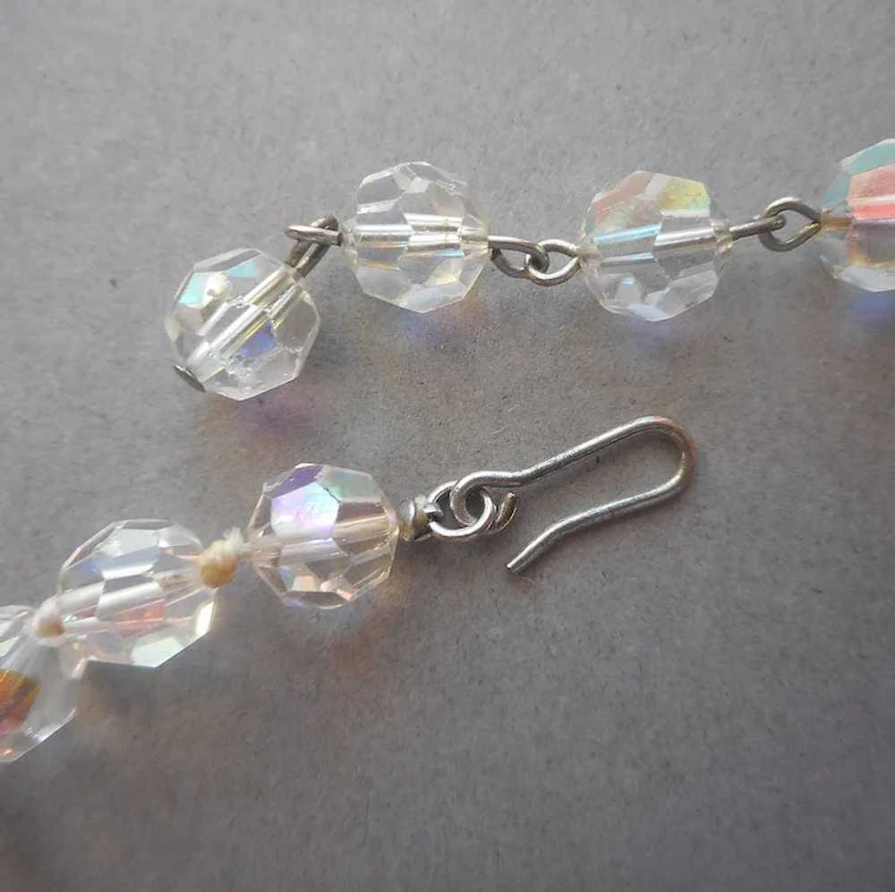 AB Rhinestone Balls Crystal Beads Choker Necklace… - image 4