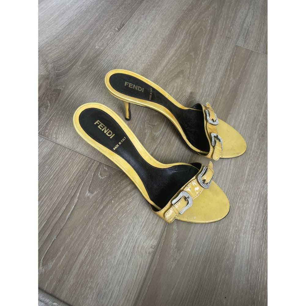 Fendi Leather sandals - image 3