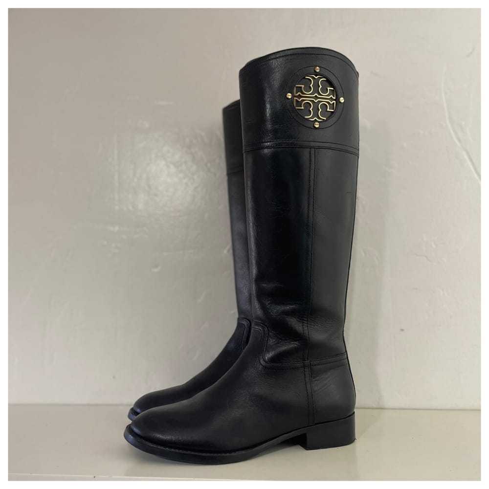 Tory Burch Leather riding boots - image 2