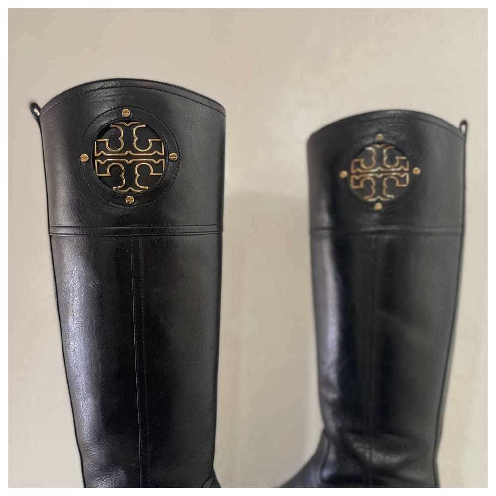 Tory Burch Leather riding boots - image 5