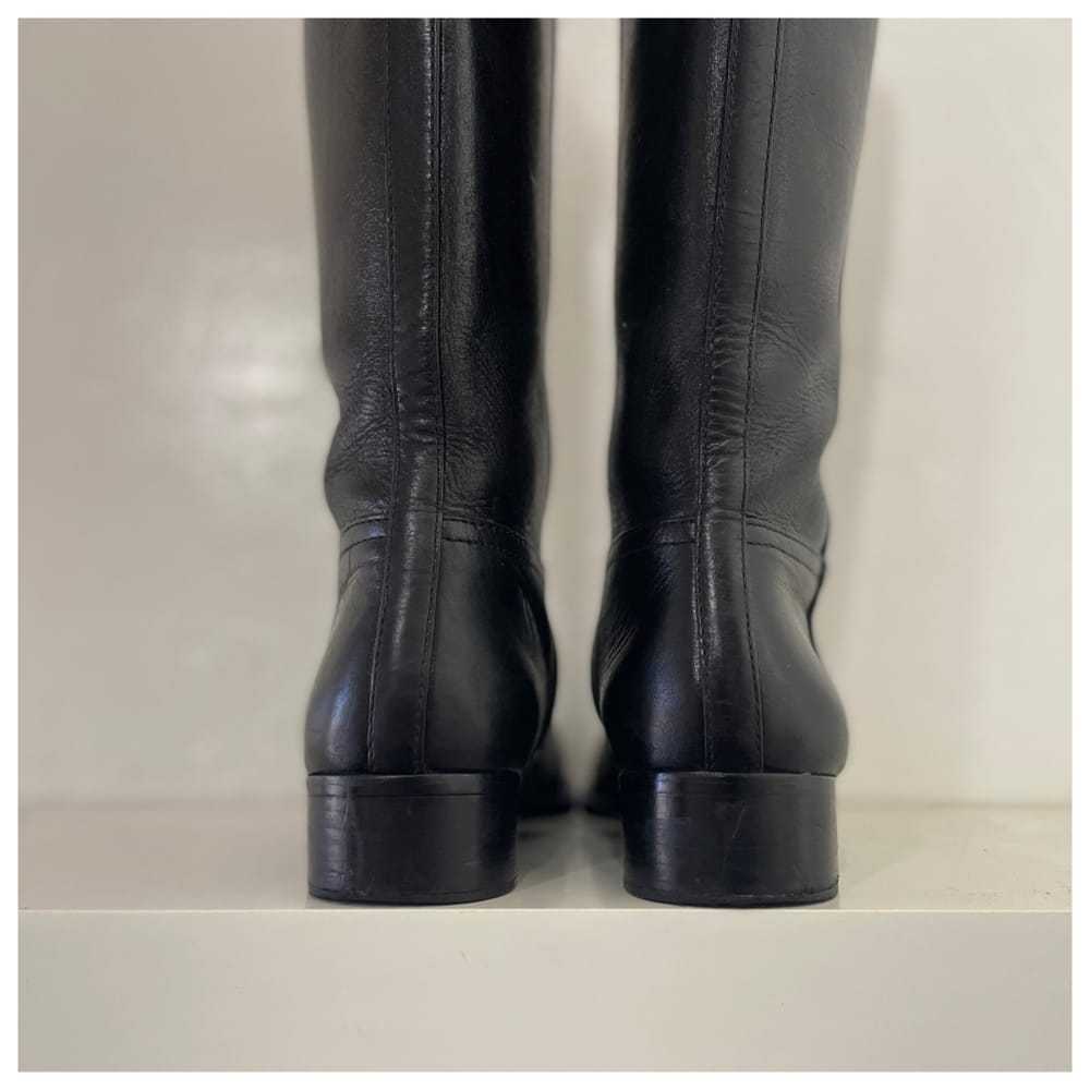 Tory Burch Leather riding boots - image 7