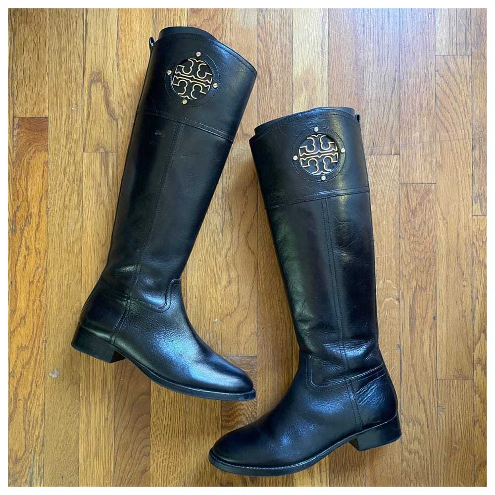 Tory Burch Leather riding boots - image 9