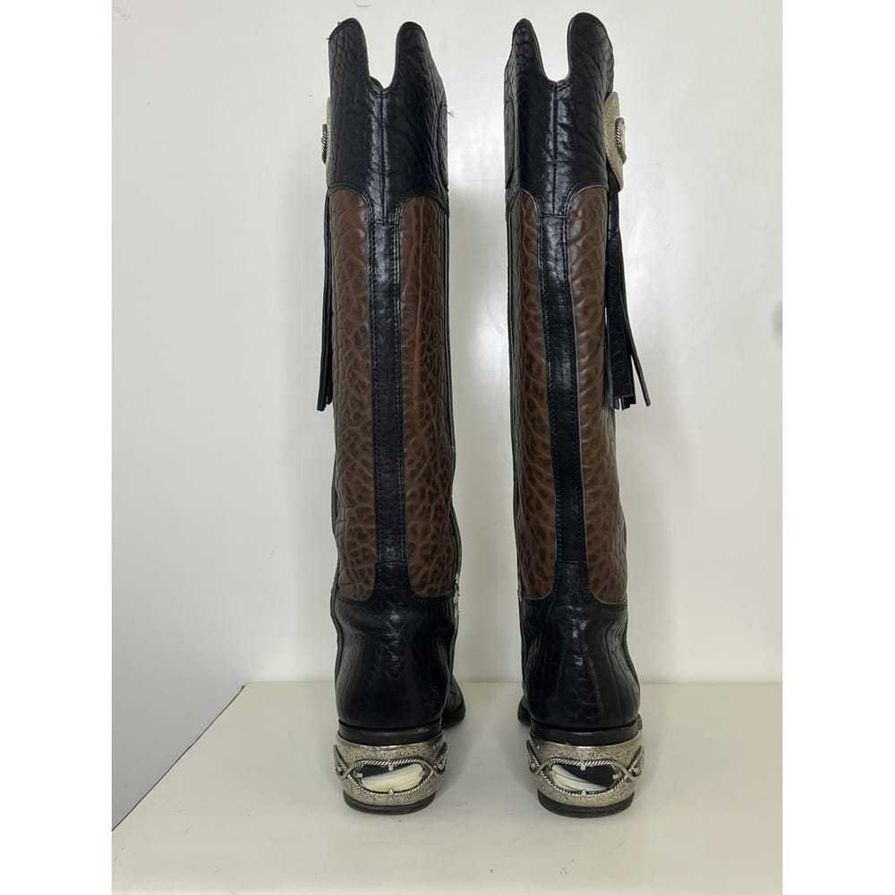 Giuseppe Zanotti Leather cowboy boots - image 4
