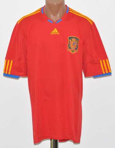 Adidas SPAIN 2009/2011 HOME FOOTBALL SHIRT JERSEY 