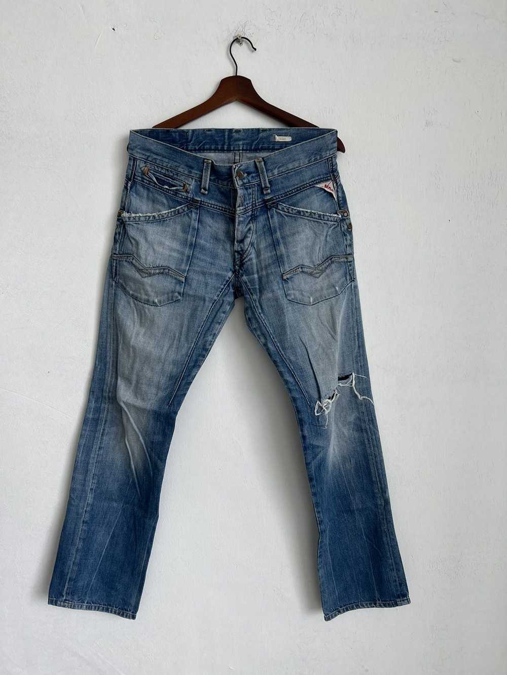 Distressed Denim × Replay Replay Blue Jeans Distr… - image 1