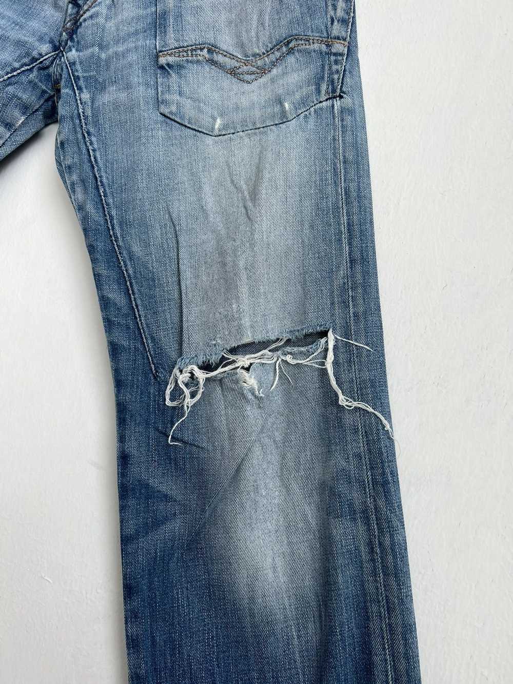 Distressed Denim × Replay Replay Blue Jeans Distr… - image 4