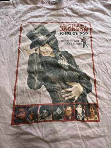 Band Tees Michael Jackson Memorial Shirt King of … - image 1