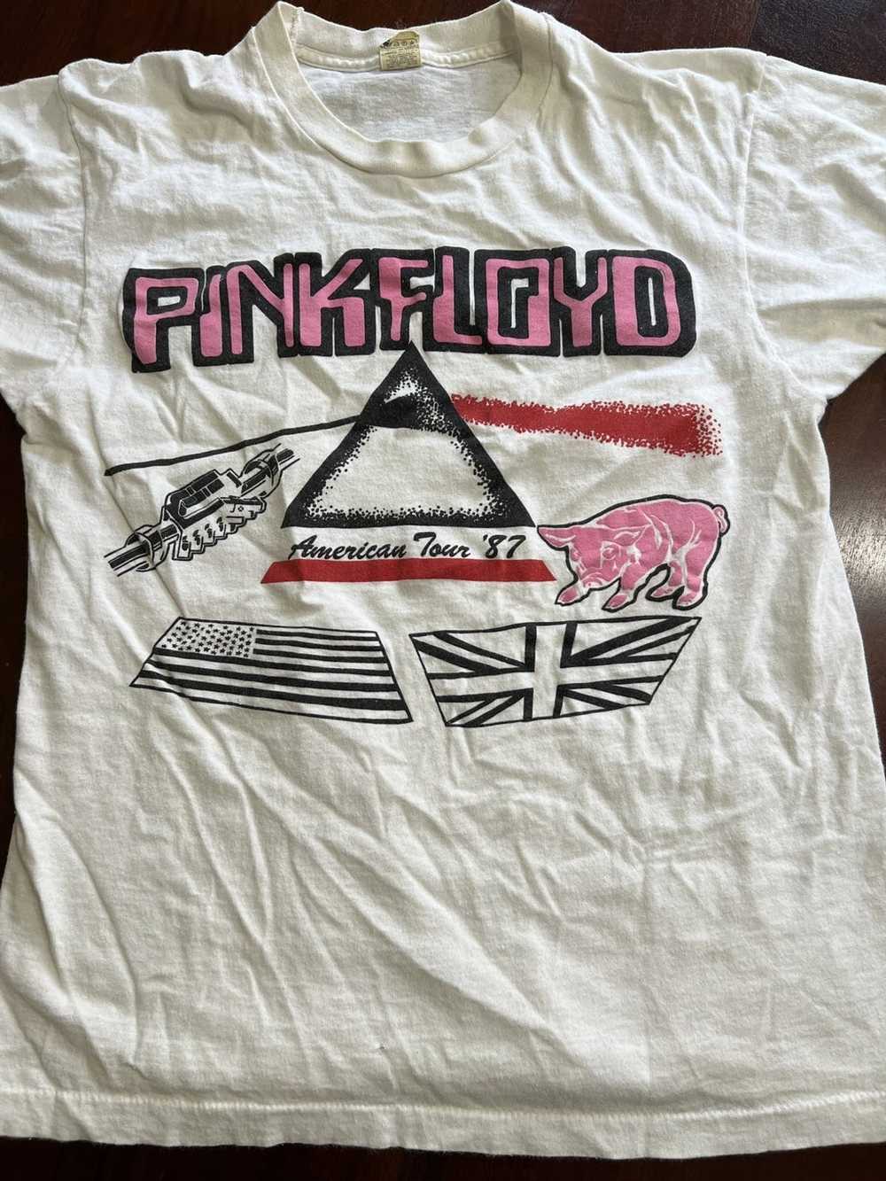 Vintage 1987 Pink Floyd tour shirt Momentary Laps… - image 1
