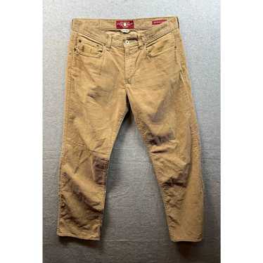 Lucky Brand Corduroy 361 Vintage Straight Pants Size 36x32 Tan 100% Cotton
