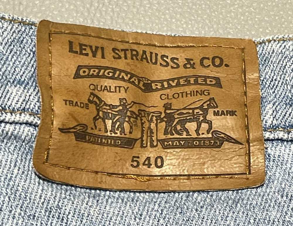 Levi's 1995 Levi’s 540 brown tab flex denim jeans… - image 12