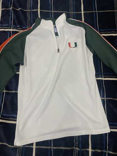 Ncaa × Vintage NCAA U of Miami Atheltic 1/4 zip