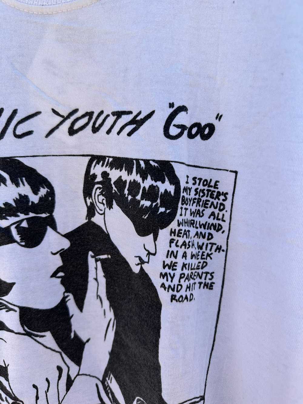 Sonic Youth "Goo" Tee - 90's Screen Stars Label - image 3