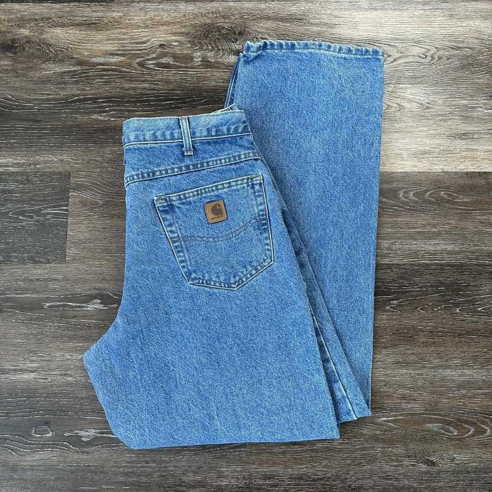 Carhartt carhartt denim work jeans - image 3