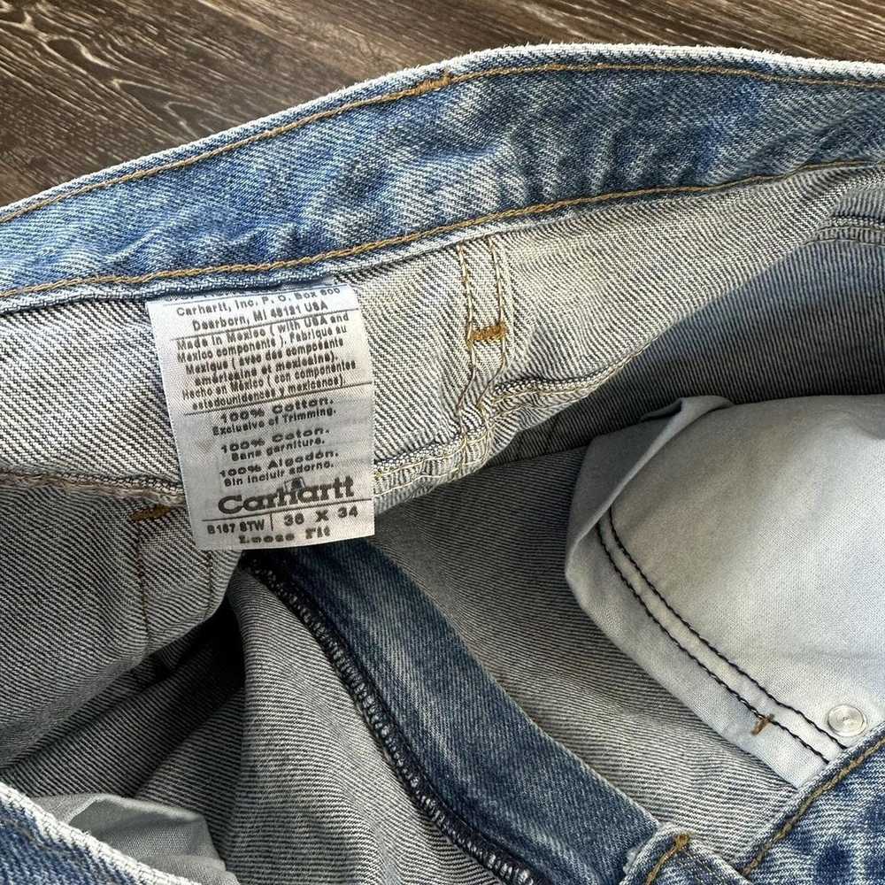 Carhartt carhartt denim work jeans - image 4