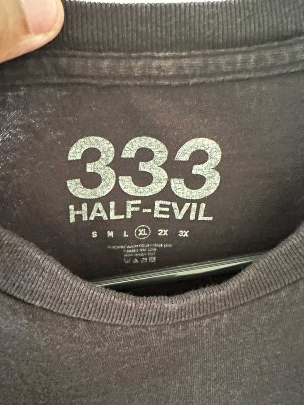 Half Evil Half Evil 333 Tee - image 2