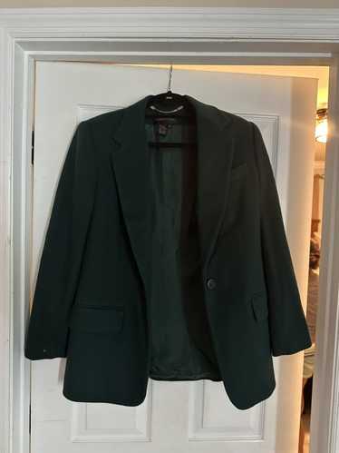 Vintage Classiques entier green wool coat