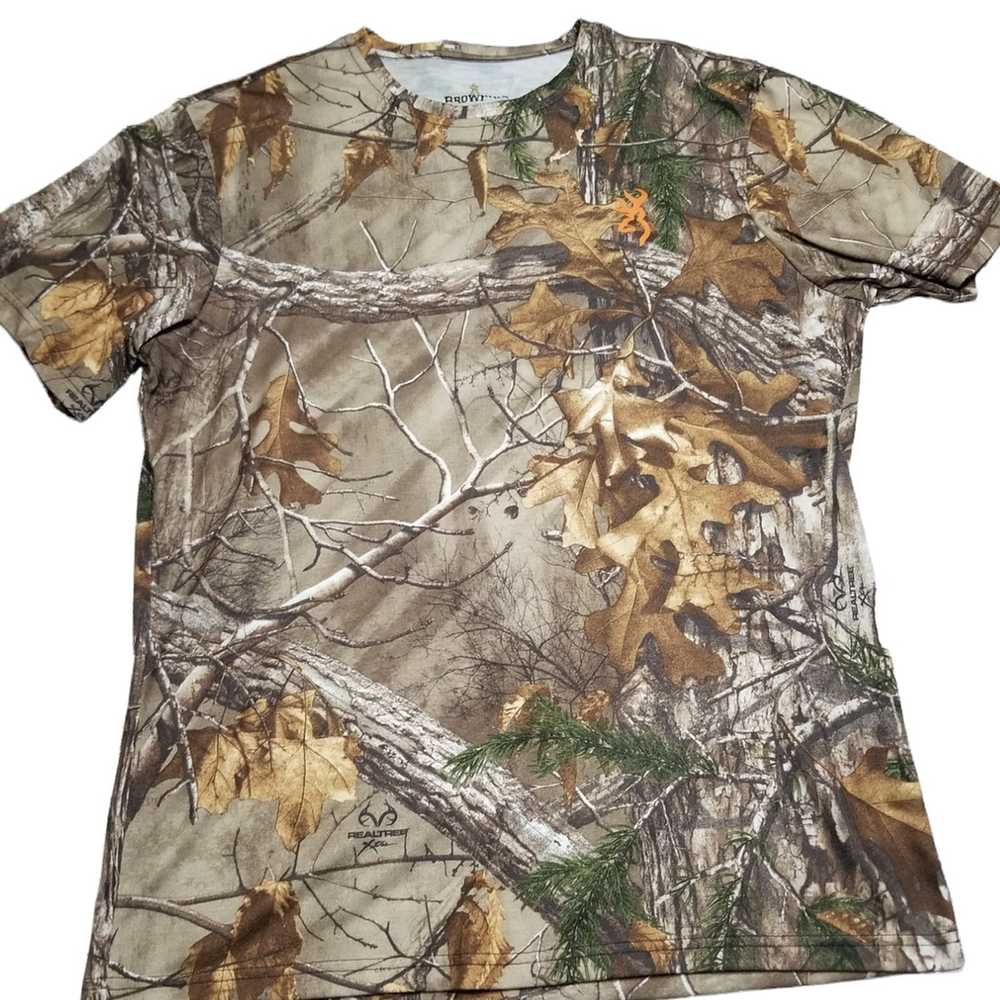 Browning Duck Camo Shield Short-Sleeve T-Shirt for Men - Indigo Blue - M