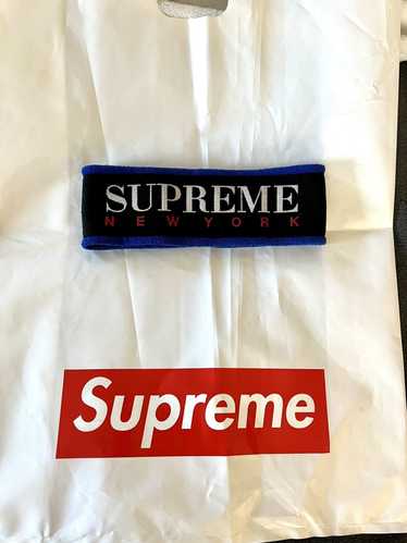 Supreme Supreme Fleece Headband Blue