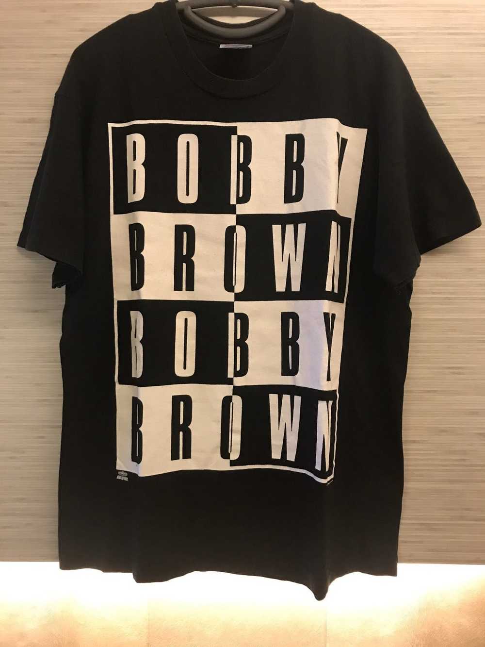 Hanes × Rap Tees × Vintage Vintage Bobby Brown Hu… - image 1