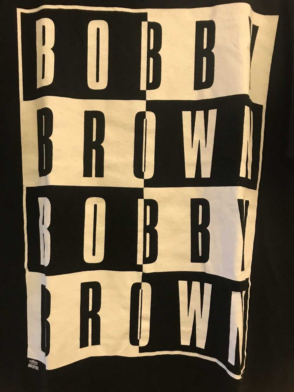 Hanes × Rap Tees × Vintage Vintage Bobby Brown Hu… - image 3