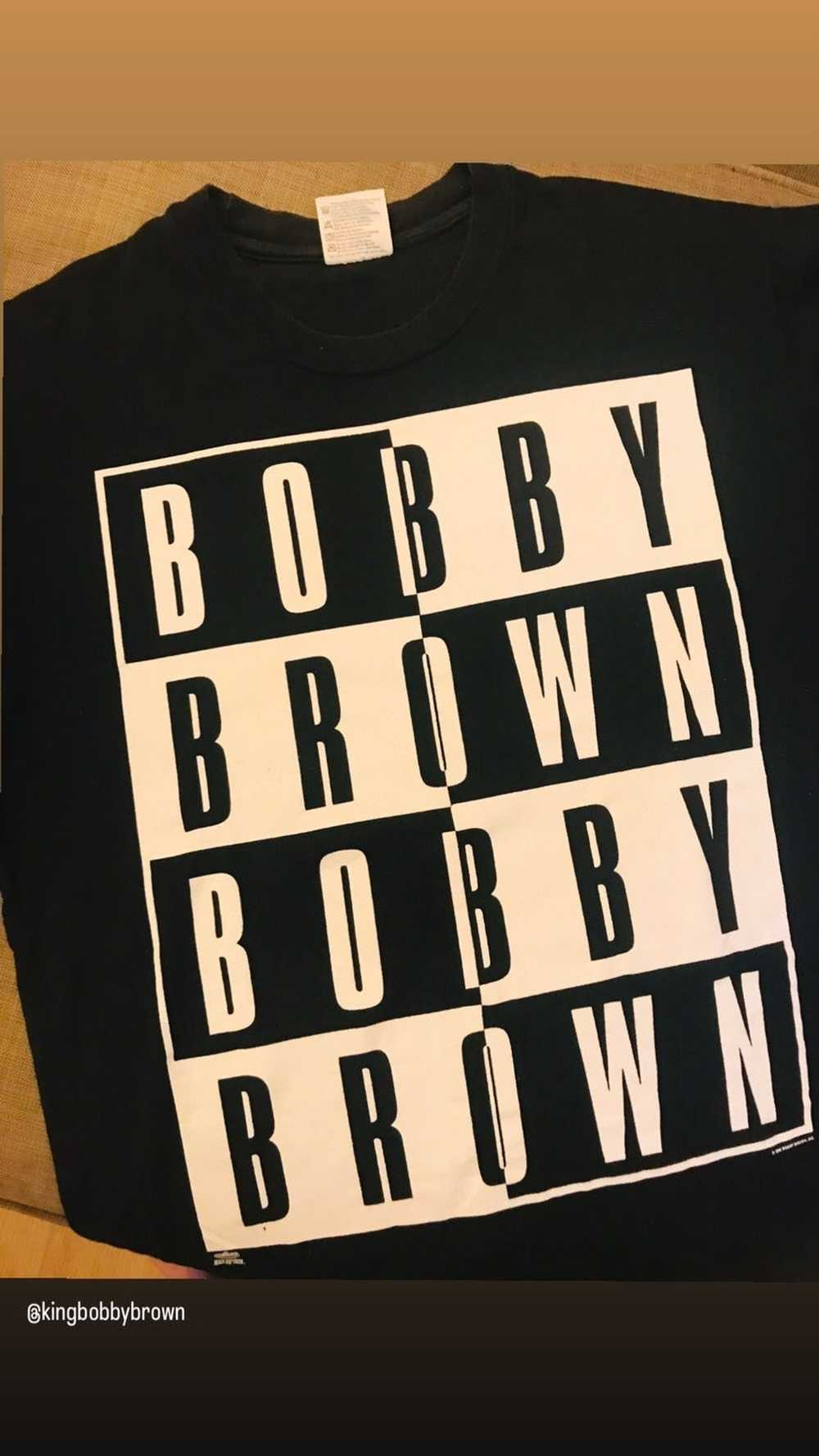 Hanes × Rap Tees × Vintage Vintage Bobby Brown Hu… - image 6