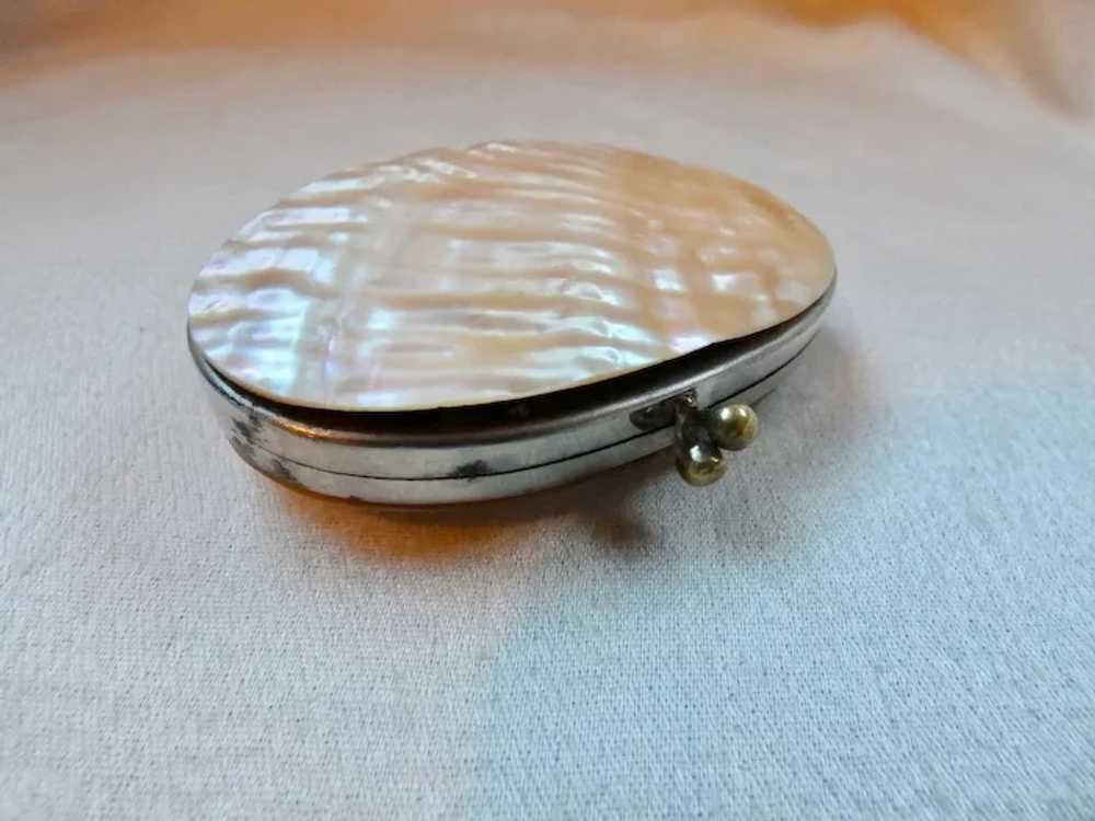 Antique Victorian Mother of Pearl Shell Coin Purse - image 7