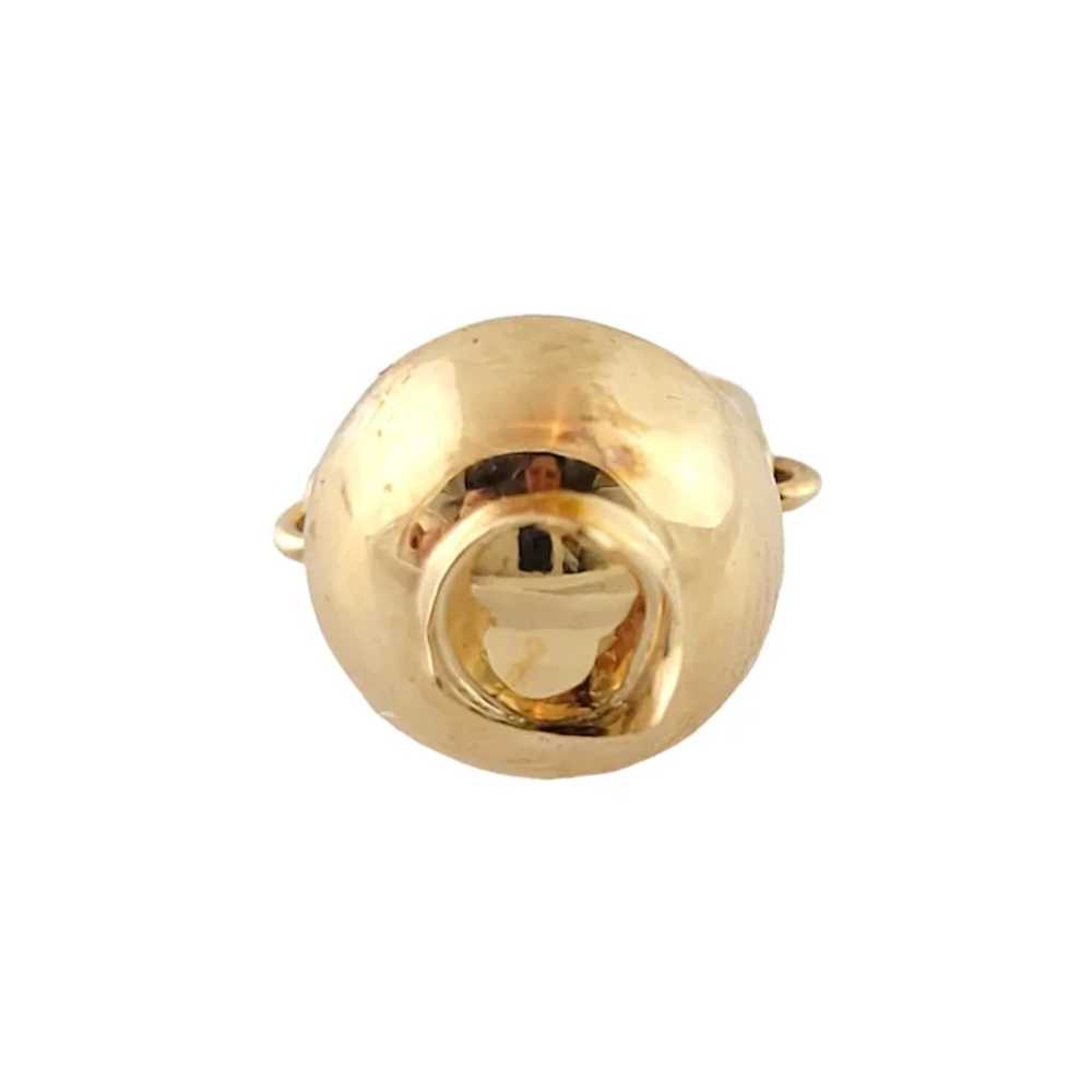 Vintage 18K Yellow Gold Cooking Pot Charm - image 2