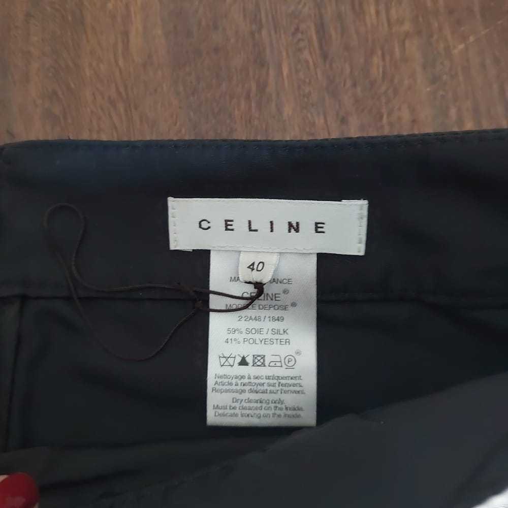 Celine Silk mid-length skirt - image 4