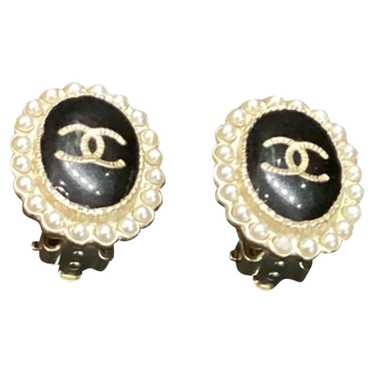 chanel acrylic earrings