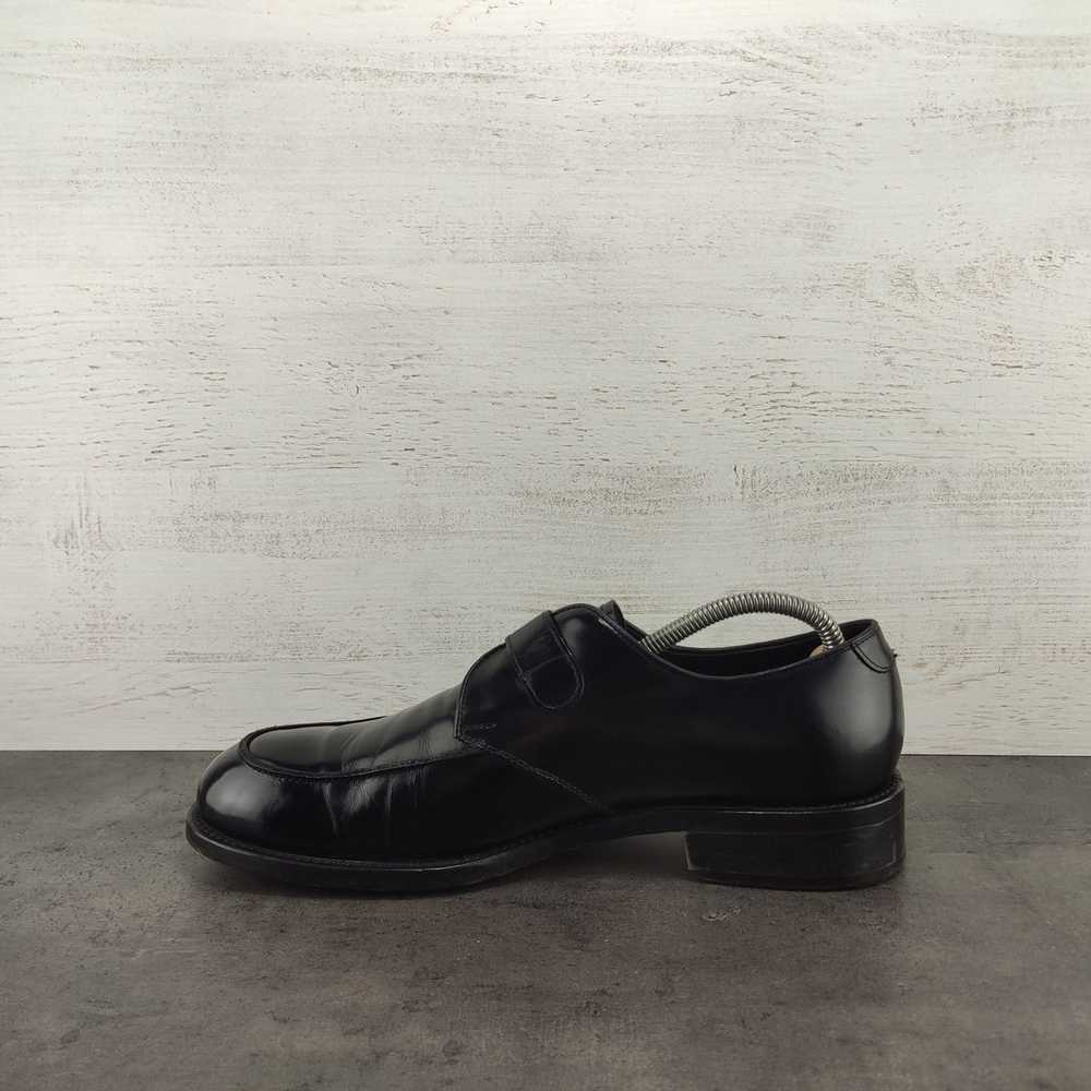 Hugo Boss Boss black leather monk strap shoes Sz … - image 2