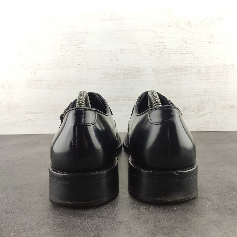 Hugo Boss Boss black leather monk strap shoes Sz … - image 5