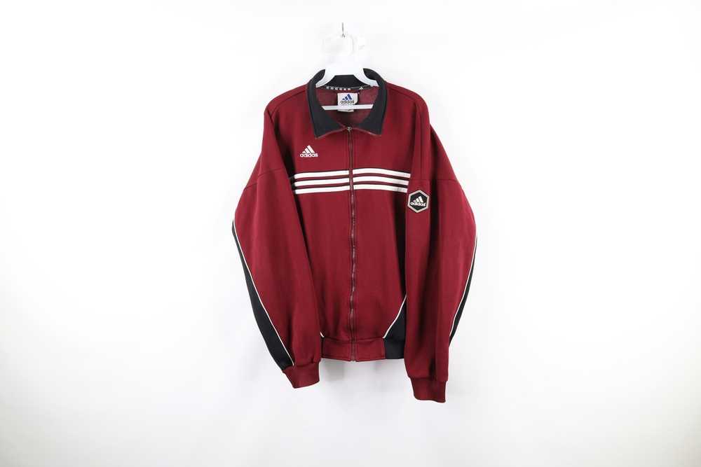 Adidas × Vintage Vintage Adidas Spell Out Striped… - image 1