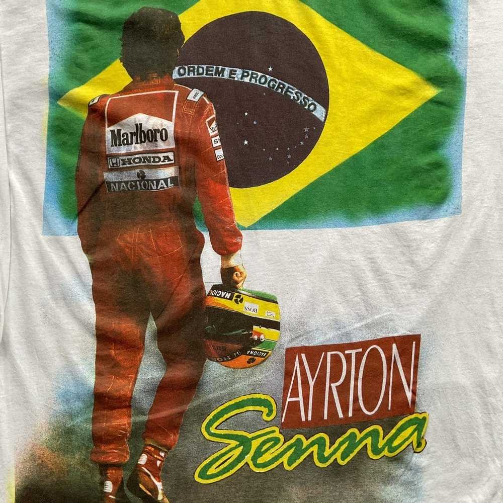 Racing × Rare × Vintage DEADSTOCK 90s Ayrton Senn… - image 6