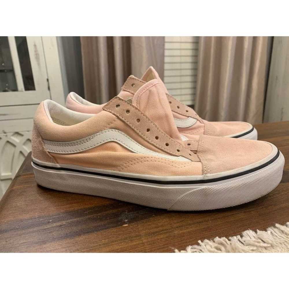 Vans VANS Peach / Pink Low Top, No Laces, Womens … - image 1